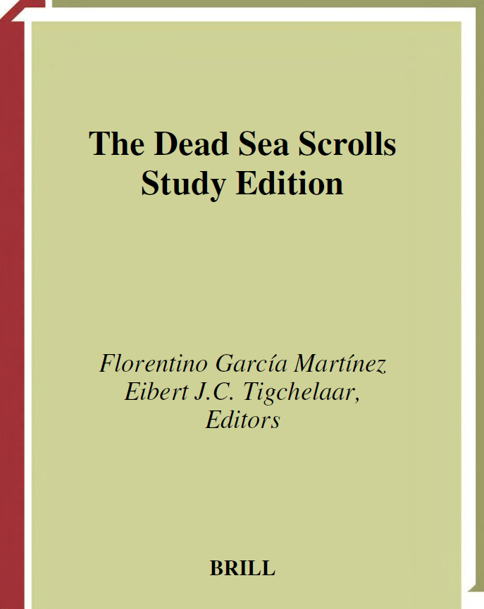 The Dead Sea Scrolls Study Edition (2 Volume)